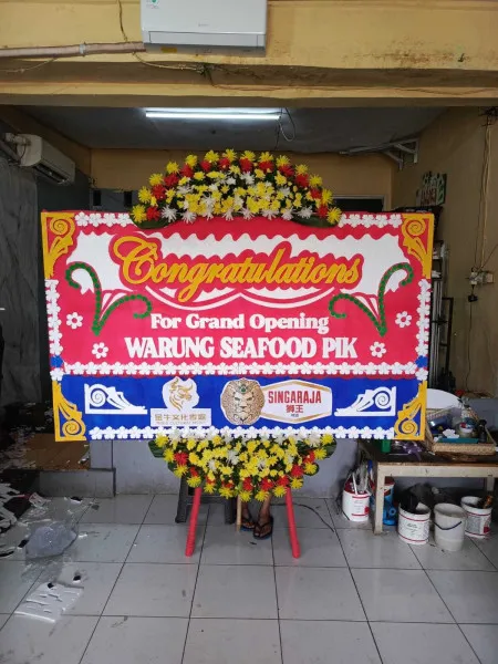 Papan Bunga Ucapan Selamat Pulorida Merak