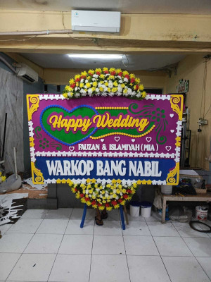 Papan Bunga Pulorida Merak
